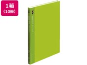 G)コクヨ/クリヤーブック〈K2〉固定式サイドスローA4 40P 黄緑10冊