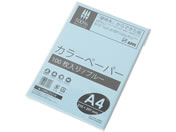 APPJ カラーコピー用紙 A4 ブルー 1冊(100枚) CPB101