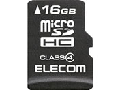 GR/microSDHCJ[h Class4 f[^T[rXt 16GB