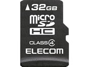 エレコム microSDHCカード Class4 データ復旧サービス付 32GB