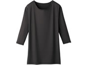 WHISeL/七分袖インナーTシャツ 24-8127-0402 ブラック WH90029(LL)