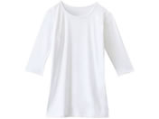 WHISeL/七分袖インナーTシャツ 24-8127-0501 ホワイト WH90029(3L)