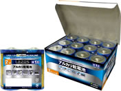 Lazos/アルカリ乾電池 単1 12本/B-LA-T1X2