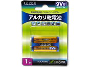 Lazos/アルカリ乾電池 9V形 1本/LA-9VX1