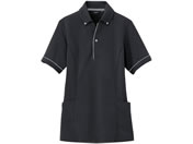 アイトス/サイドポケットポロ 介護ユニフォーム 24-6532-0303 M AZ-7668-010(ブラック)