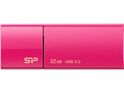 シリコンパワー/USB3.0 スライド式USBメモリ 32GB ピンク