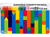 サクラ クーピーペンシル 24色セット(缶入) FY24