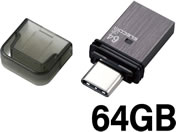 GR/USB 64GB Type-C/USB-A Lbv/MF-CAU32064GBK