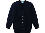 KAZEN WLD/レディースカーディガン 丈長 3L ネイビー/206-91