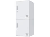 Netforce/�L���[�{�C�h ���b�J�[ 2�l�p 1��2�i �V�����_�[�� ����450mm �X�`�[�� �z���C�g�~�z���C�g/CUB3545S02-WHWH