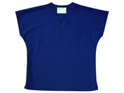 KAZEN WLD/手術上衣 男女兼用 L ネイビー/136-98