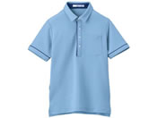 カーシーカシマ/半袖ポロシャツ(男女兼用)介護ユニフォーム 24-8151-0206 3L HSP003-6(クリアスカイ)