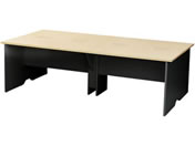Netforce/�A���j�[�� �t���[�A�h���X�f�X�N ��2400mm �ؐ� �u���b�N�r�~�i�`�������V��