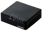 エレコム/100BASE-TX対応 スイッチングハブ 5ポート 電源外付ブラック