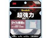 3M/スコッチ 超強力両面テープ タイル表面用 12mm×4m SST-12R