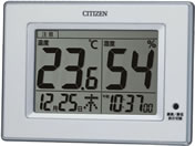 リズム 温湿度計 デジタル 8RD200-A03