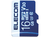 エレコム/データ復旧サービス付 microSDHCカード Class10 16GB