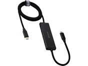 �G���R��/USB Type-C �n�u �[�d�P�[�u����̌^ 4�|�[�g USB-C�~2 USB-A�~2 �����f�[�^�]��/U3HC-C040PBK