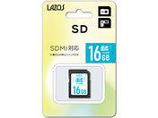 Lazos SDHCメモリーカード 16GB L-16SDH10-U1