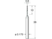 �����[�^�[/�c�C�X�g�h���� ���d���� �n�a mm :0.8�V�����N�a mm :3.175 T3008