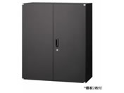 G)ALシリーズ 壁面スチール収納 両開戸 W900×D450×H1050 要ベース ブラック/RFUAH-B11