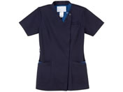 ナガイレーベン/女子スクラブ 診察衣 24-6983-0404 ネイビー+Rブルー NEW SONG RF-5122(EL)