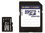 SUPERTALENT/高耐久microSDHCメモリーカード UHS-I 16GB