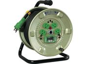 NICHIDO/電工ドラム 100V 漏電保護専用ブレーカー付 極太電線 20m NNP-EB24F