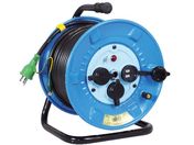 NICHIDO/電工ドラム 屋外型 アース付 20m NPW-E23