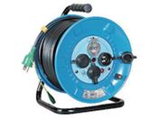 NICHIDO/電工ドラム 屋外型 アース付 漏電保護専用ブレーカ付 20m NPW-EB23