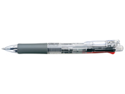 ゼブラ クリップオンマルチ(4色ボールペン+シャープペン)透明 B4SA1C