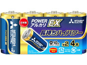 G)三菱電機/アルカリ乾電池単2形 4本/LR14EXD/4S