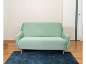 �q���J��/���炳�琶�n�̃\�t�@�J�o�[ �I�t 2�l�|�� �O���[��/QT-669