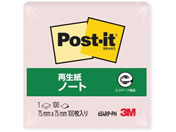 3M ポスト・イット 再生紙ノート ピンク 654RP-PN