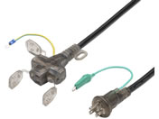 �T�����T�v���C/�A�[�X�s���܂肽���݃v���O �h�o�L���b�v�t���d�������R�[�h 3�� 10m/TAP-EX36B-10