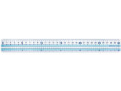 G)コクヨ/直線定規(まなびすと)再生PET 30cm ブルー