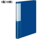 G)コクヨ/クリヤーブック POSITY 固定式A4 40ポケット ブルー 10冊