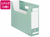 G)コクヨ/ファイルボックス-FS〈Dタイプ〉B4ヨコ 背幅102mm 緑 5冊