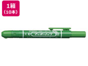 ゼブラ マッキーノック細字 緑 10本 P-YYSS6-G