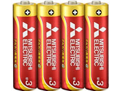 三菱電機 アルカリ乾電池単3形 4本 LR6GD 4S