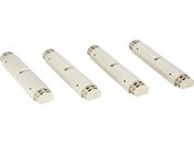 TRUSCO/プラ棚用 脚のみ4本セット 高さ372mm用 ネオグレー