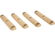 TRUSCO/プラ棚用 脚のみ4本セット 高さ372mm用 ライトサンド