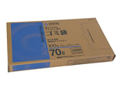 Goono BOX型ゴミ袋薄手強化タイプ乳白半透明70L100枚*5箱