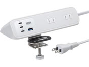 �T�����T�v���C/�N�����v�Œ莮�^�b�v AC4��+USB-C�~3+USB-A�~1�EPD65W �z���C�g/TAP-B114UC-2W