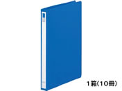 G)リヒトラブ/リングファイル(カドロック&ツイストリング)A4-S ブルー 10冊