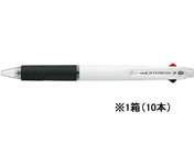 G)三菱鉛筆/ジェットストリーム3色ボールペン0.5mm 白 10本