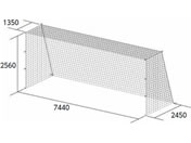 TOEI LIGHT �g�[�G�C���C�g/��ʃT�b�J�[�S�[���l�b�g �T�b�� 2��1�g �|���G�X�e�������� 235T/180�{