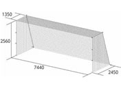 TOEI LIGHT �g�[�G�C���C�g/��ʃT�b�J�[�S�[���l�b�g �l�p�� 2��1�g �|���G�`�����L���� 440T/75�{ �Ԗ�12cm�p