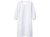 モンブラン/予防衣(男女兼用・長袖)エプロン 24-8145-0102 M 74-401(ホワイト)