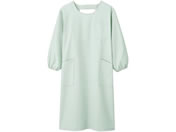 モンブラン/予防衣(男女兼用・長袖)エプロン 24-8145-0306 4L 74-407(ミント)